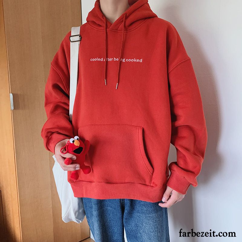 Hoodie Herren Überzieher Freizeit Lange Ärmel Lose Schüler Neu Dunkelblau