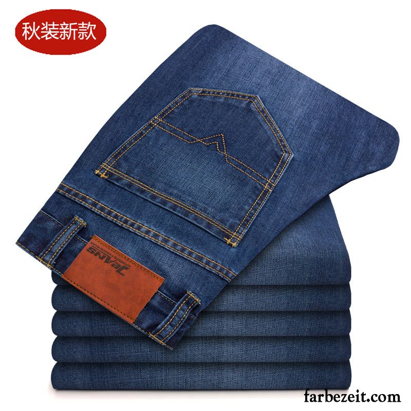 Hosen Jeans Herren Jugend Winter Lose Gerade Neu Jeans Verdickung Hose Herbst Günstig