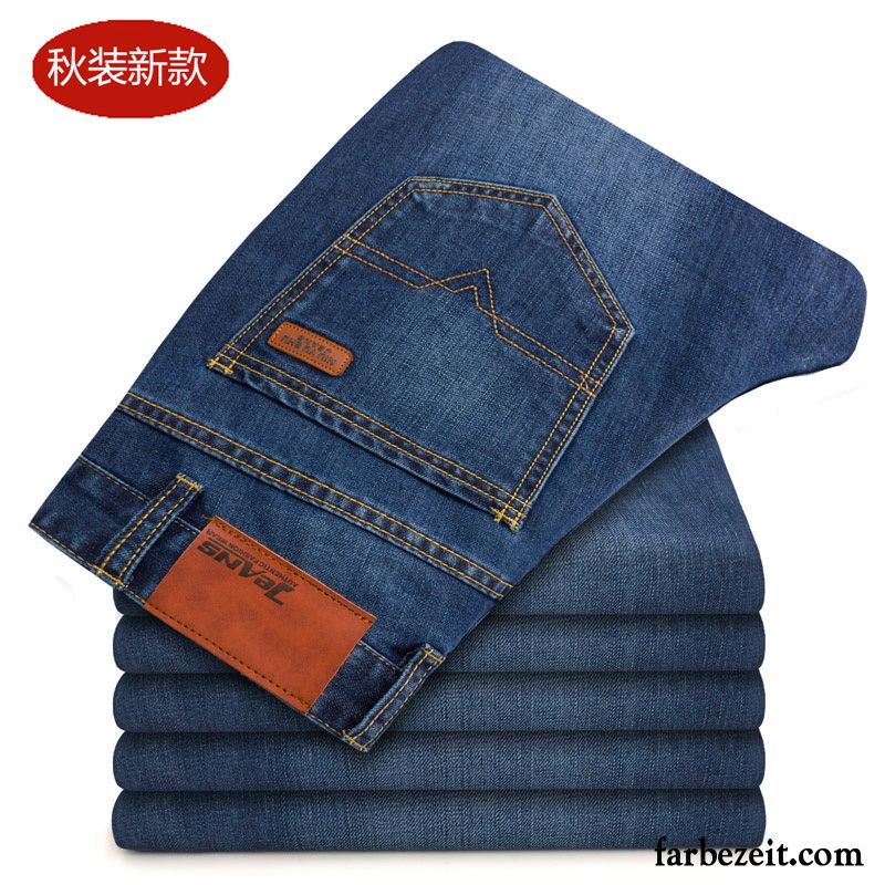 Hosen Jeans Herren Jugend Winter Lose Gerade Neu Jeans Verdickung Hose Herbst Günstig