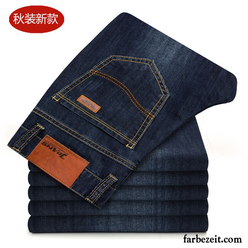 Hosen Jeans Herren Jugend Winter Lose Gerade Neu Jeans Verdickung Hose Herbst Günstig