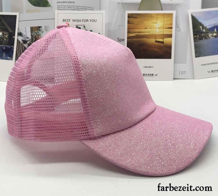 Hüte / Caps Damen Baseballmütze Freizeit Mesh Kappe Trend Sommer Rosa