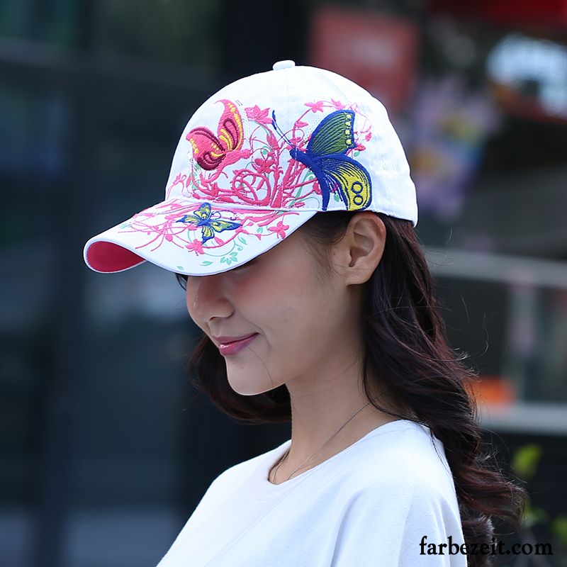 Hüte / Caps Damen Freizeit Baseballmütze Sonnenhüte Stickerei Sonnenschutz Frühling Gelb