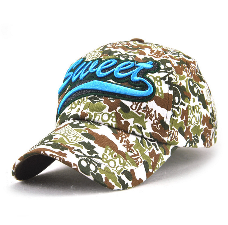 Hüte / Caps Damen Sonnenschutz Sonnenhüte Kappe Outdoor Herren Baseballmütze Camouflage Rosa