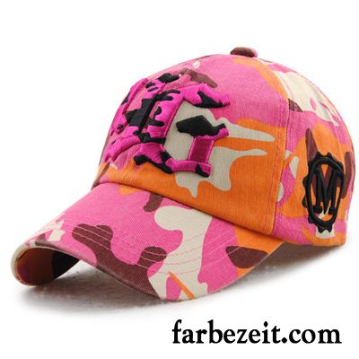 Hüte / Caps Damen Sonnenschutz Sonnenhüte Kappe Outdoor Herren Baseballmütze Camouflage Rosa