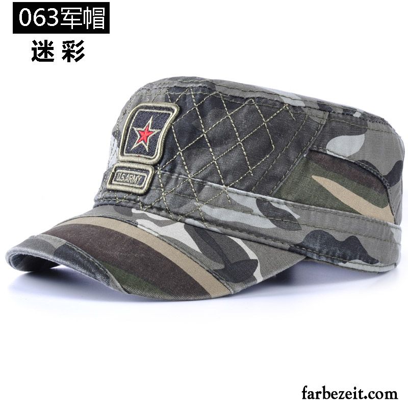 Hüte / Caps Herren Sonne Sommer Baseballmütze Outdoor Freizeit Frühling Army Grün Camouflage