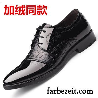 Italienische Leder Schuhe Herren Allgleiches Lederschue Neue Casual Winter Schuhe Feder Trend Billig