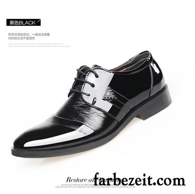 Italienische Leder Schuhe Herren Allgleiches Lederschue Neue Casual Winter Schuhe Feder Trend Billig