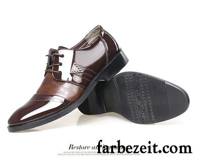 Italienische Leder Schuhe Herren Allgleiches Lederschue Neue Casual Winter Schuhe Feder Trend Billig