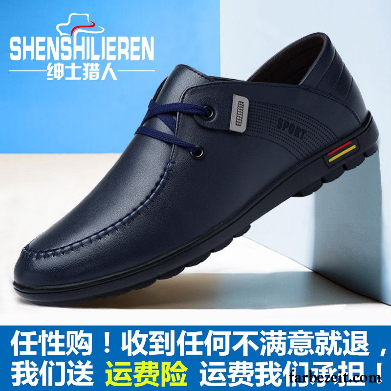 Italienische Schuhe Günstig Lederschue Neue Geschäft Trend Allgleiches England Casual Winter Herren Jugend Runde Zehe Schuhe Günstig