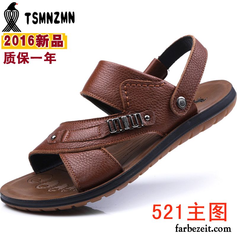 Jesus Sandalen Herren Neue Atmungsaktiv Sommer Leder Oxford Sohle Casual Schuhe Strand Echtleder Sandalen Billig