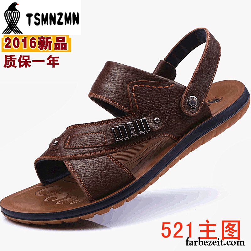 Jesus Sandalen Herren Neue Atmungsaktiv Sommer Leder Oxford Sohle Casual Schuhe Strand Echtleder Sandalen Billig