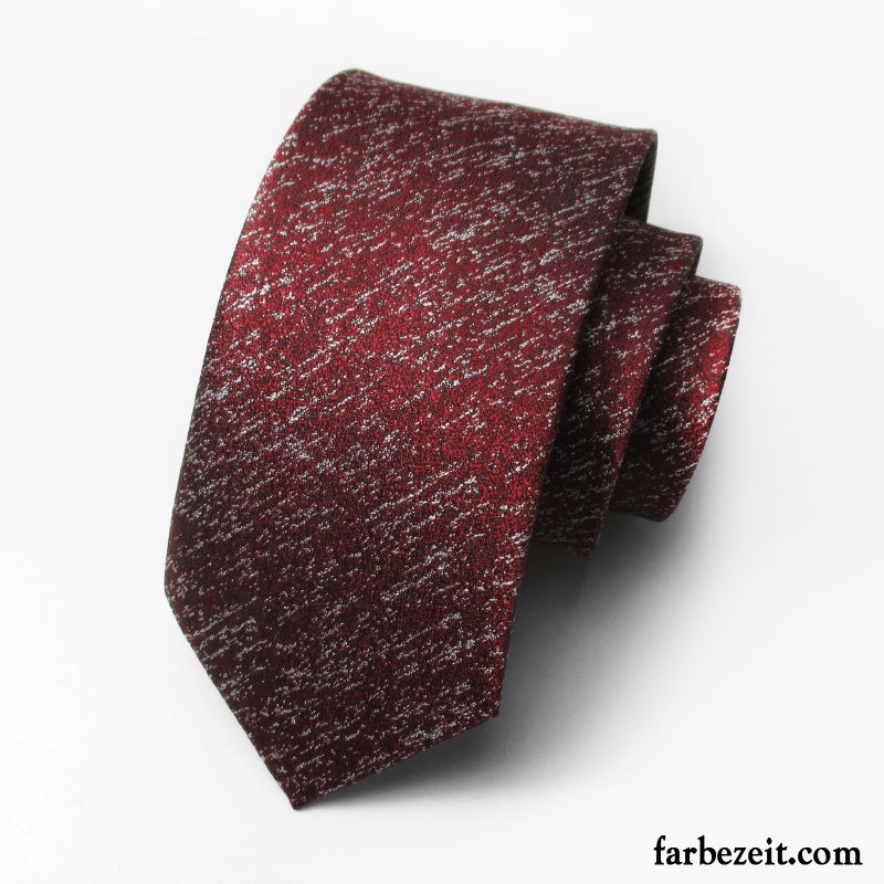 Krawatte Herren Reißverschluss Business Mode Bräutigam Formelle Kleidung Freizeit Dunkelblau Rot