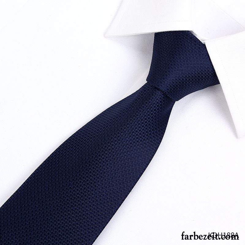 Krawatte Herren Trend Freizeit Beruf Student Business Formelle Kleidung Blau Schwarz