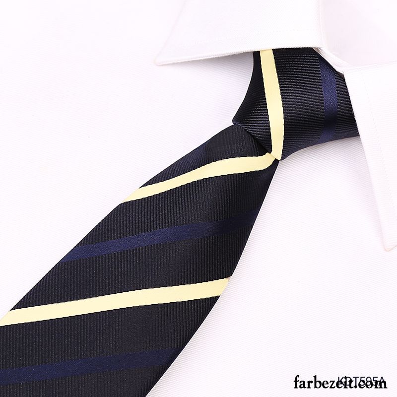Krawatte Herren Trend Freizeit Beruf Student Business Formelle Kleidung Blau Schwarz