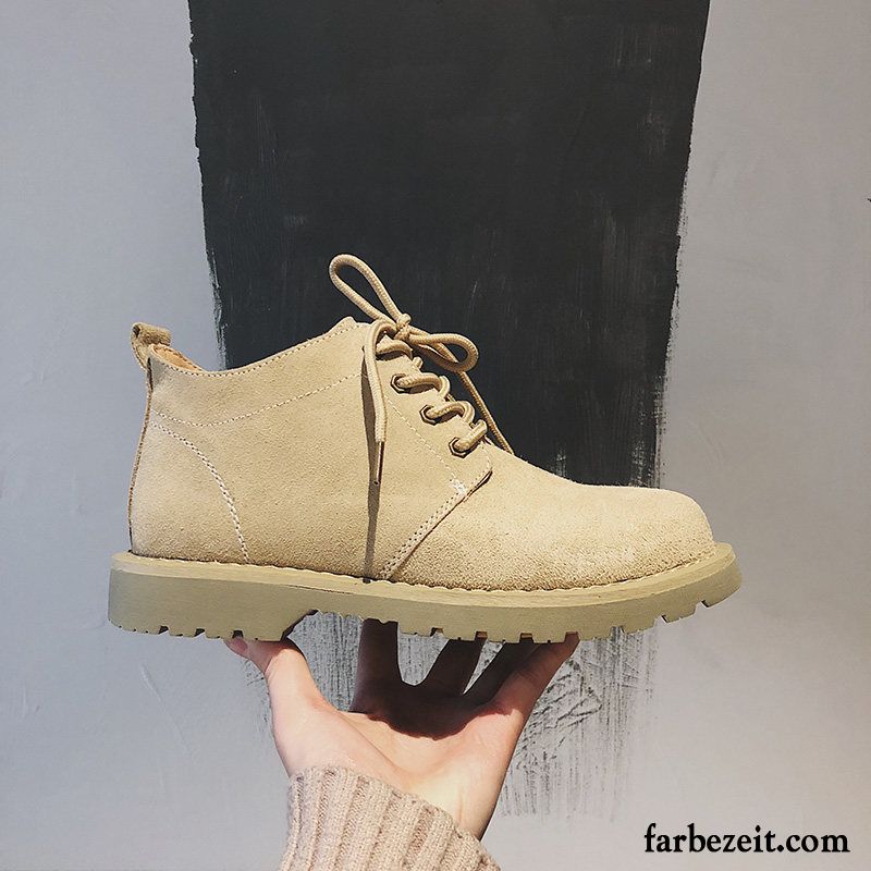 Leder Boots Herren Cargo Draussen Martin Stiehlt Sommer Plus Samt Kurze Stiefel Trend Baumwolle Schuhe Hohe Günstig