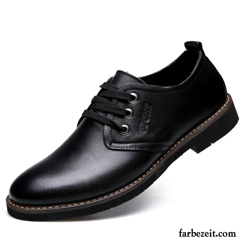 Leder Herren Echtleder Casual Schuhe Hochzeit Schuhe Trend Feder Lederschue England Neue Geschäft Günstig