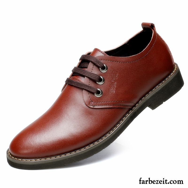 Leder Herren Echtleder Casual Schuhe Hochzeit Schuhe Trend Feder Lederschue England Neue Geschäft Günstig