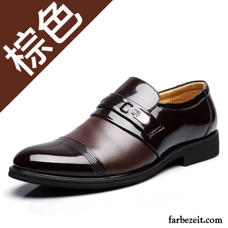 Leder Herren Echtleder Casual Schuhe Hochzeit Schuhe Trend Feder Lederschue England Neue Geschäft Günstig