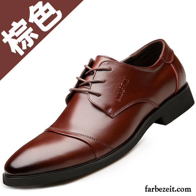 Leder Herren Echtleder Casual Schuhe Hochzeit Schuhe Trend Feder Lederschue England Neue Geschäft Günstig