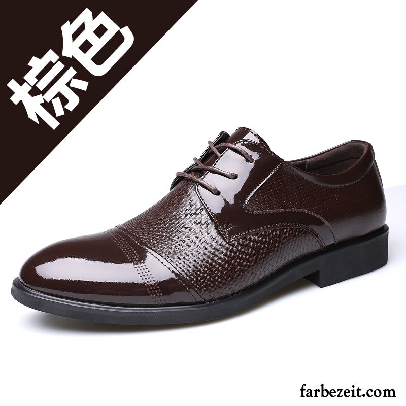 Leder Herren Echtleder Casual Schuhe Hochzeit Schuhe Trend Feder Lederschue England Neue Geschäft Günstig