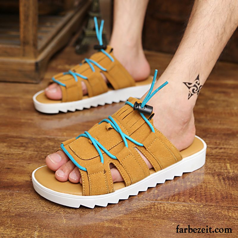 Lustige Hausschuhe Herren Sandalen Neue Feder Schuhe Sommer Atmungsaktiv Hausschuhe Trend Rabatt