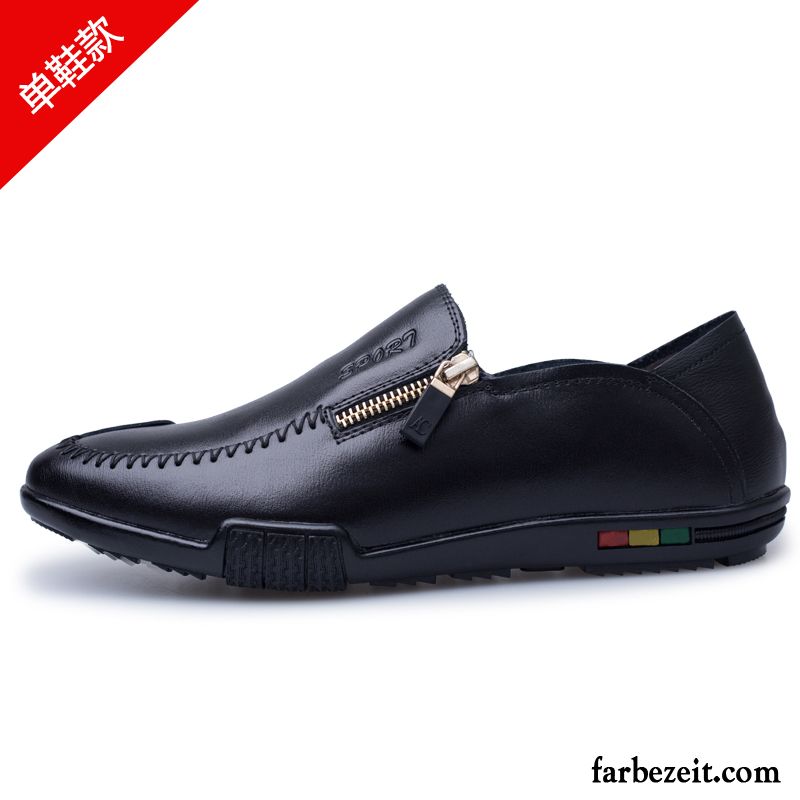 Luxus Schuhe Herren Echtleder England Weiche Sohle Feder Lederschue Neue Schuhe Geschäft Trend Casual Verkaufen