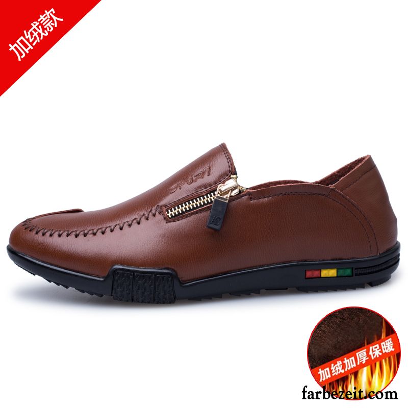 Luxus Schuhe Herren Echtleder England Weiche Sohle Feder Lederschue Neue Schuhe Geschäft Trend Casual Verkaufen