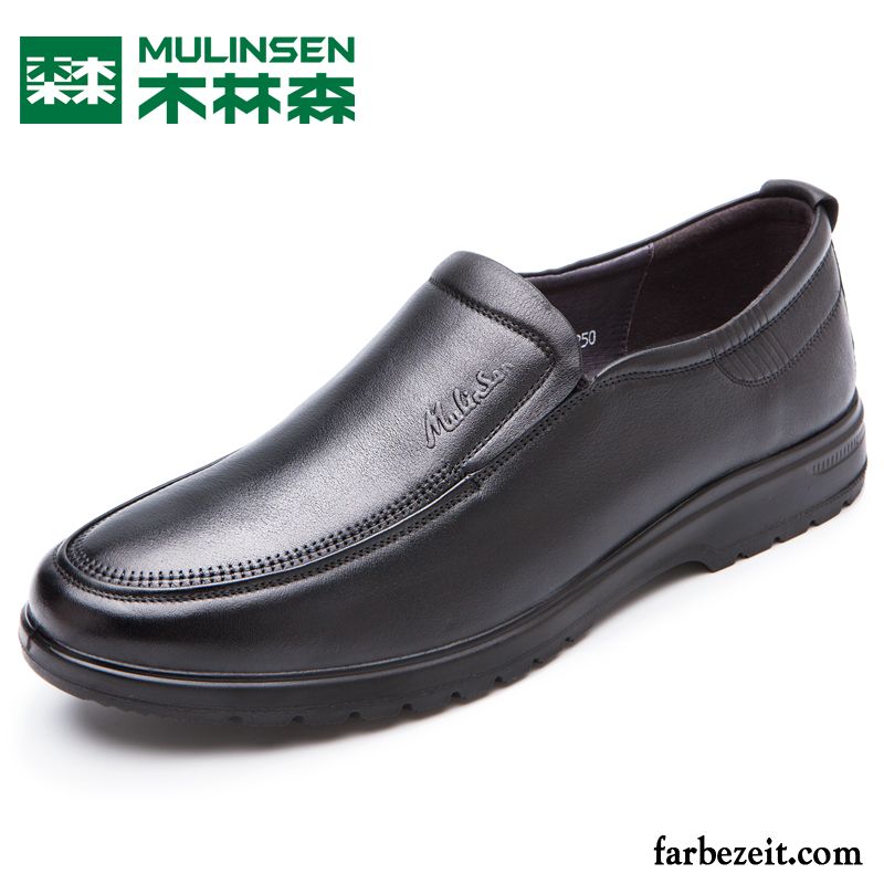 Luxus Schuhe Online Echtleder Feder Herbst Slip-on Schuhe Faul Herren Geschäft Neue Lederschue Casual Günstig