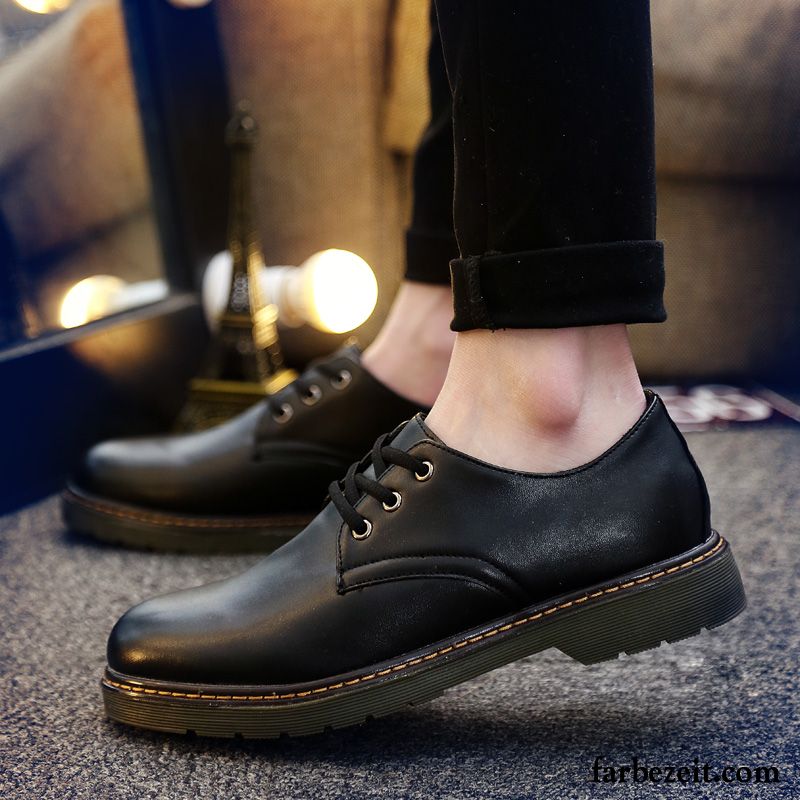 Luxus Schuhe Online Trend Lederschue Allgleiches Feder Casual Schuhe Jugend Schüler Herren Neue England Verkaufen