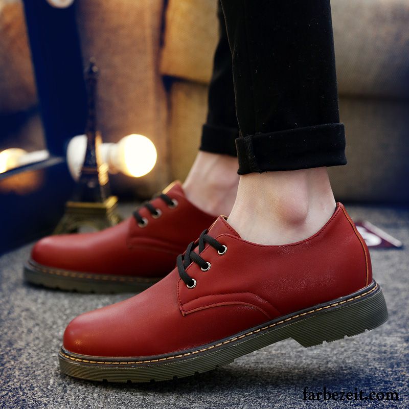 Luxus Schuhe Online Trend Lederschue Allgleiches Feder Casual Schuhe Jugend Schüler Herren Neue England Verkaufen