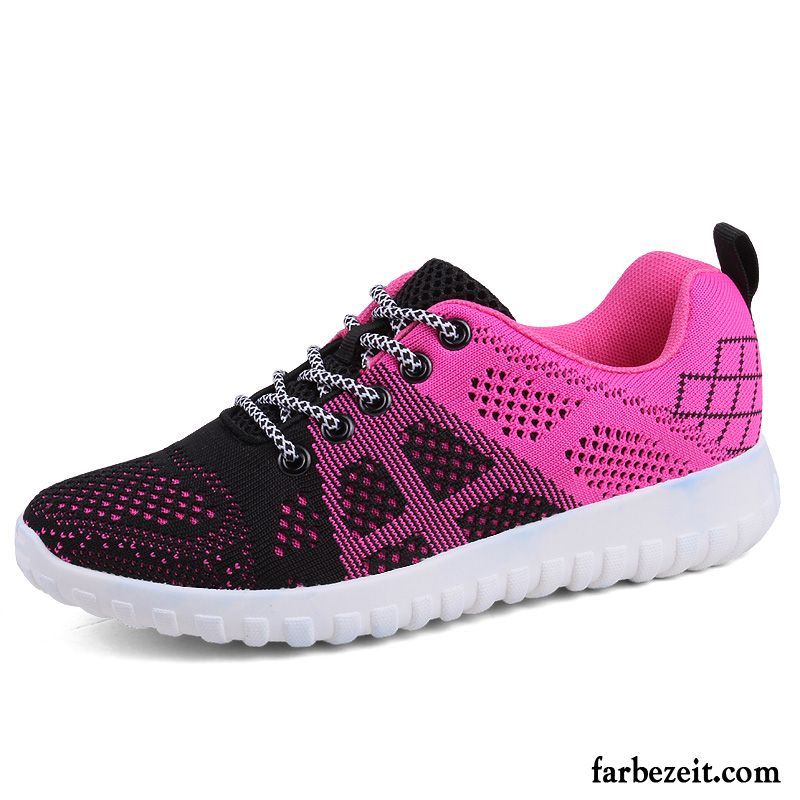 Mode Schuhe Damen Kaufen Sportschuhe Laufschuhe Mode Atmungsaktiv Feder Casual Fliegende Weberei Trend Günstig