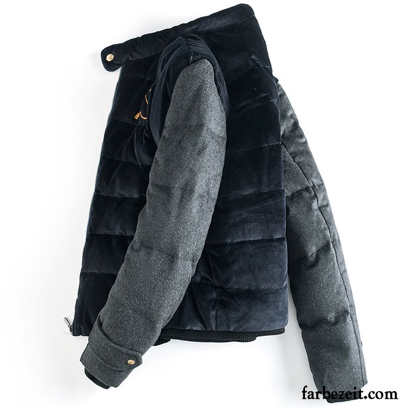 Modische Daunenjacke Herren Winter Daunenjacke Gemütlich Dünn Herbst Jugend Hell Licht Blau Warme Feder Mode Kurzer Absatz Günstig