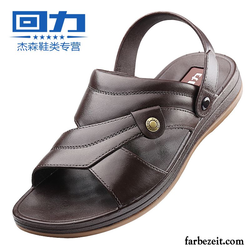 Modische Herren Sandalen Sommer Sandalen Draussen Strand Schuhe Atmungsaktiv Pantolette Casual Kaufen