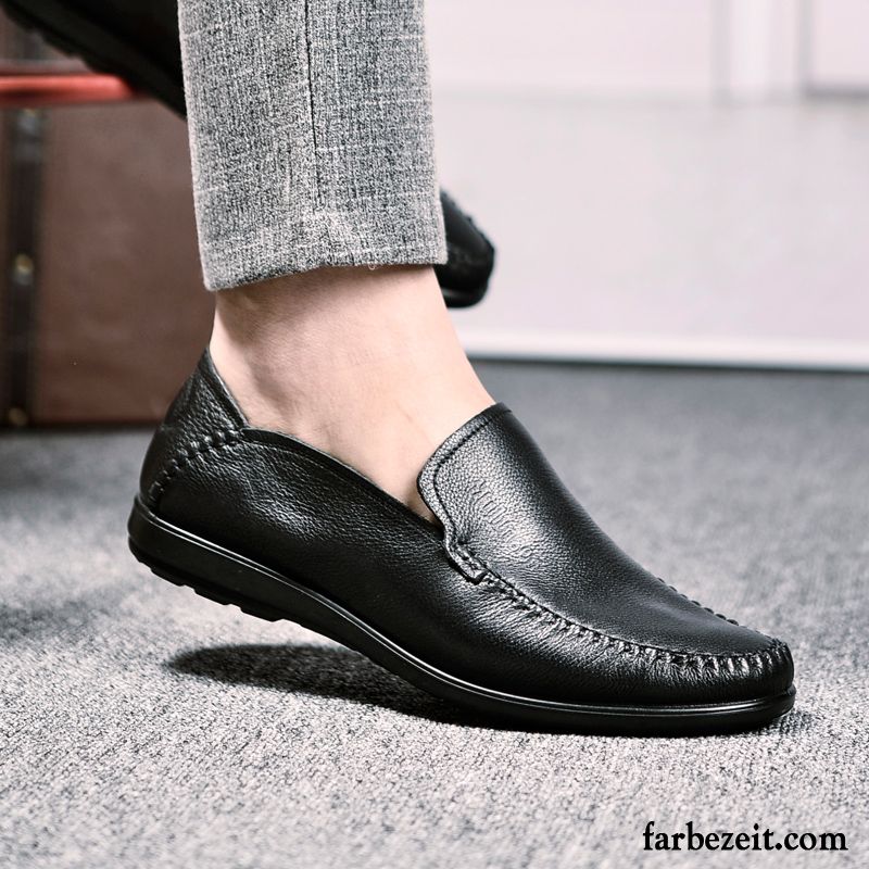 Männer Schuhe Online Casual Feder England Lederschue Herren Weiche Sohle Schuhe Geschäft Echtleder Trend Günstig