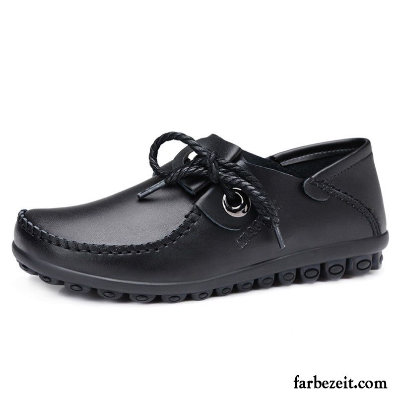 Männer Schuhe Online Kaufen Flache Damen Flache Schuhe Atmungsaktiv Halbschuhe Lederschuhe Echtleder Casual Weiche Sohle Feder Schnürschuhe