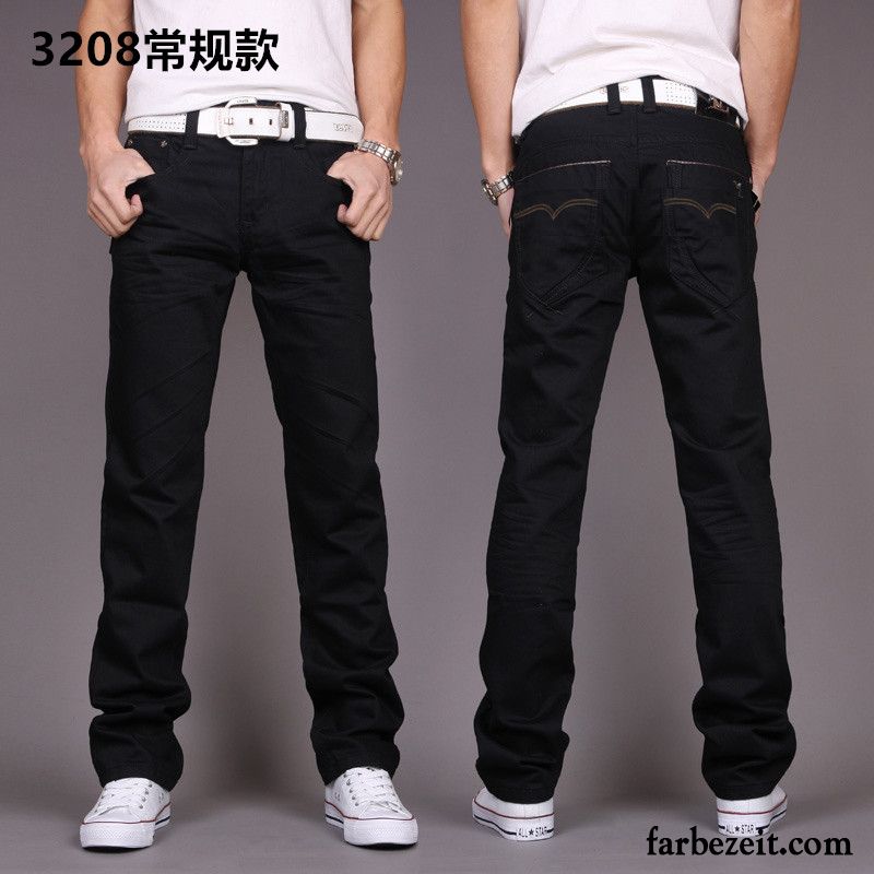 Männer Skinny Jeans Schwarz Jeans Lange Gerade Plus Samt Trend Jugend Schlank Winter Herren Hose Herbst Freizeit Rabatt