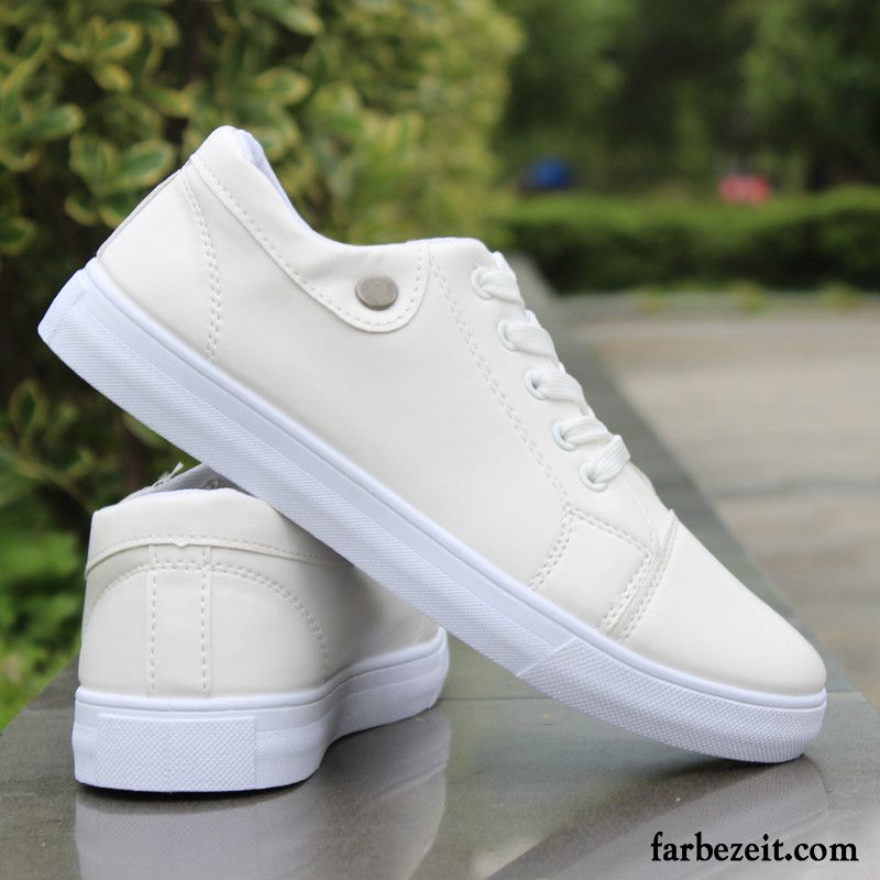 Offene Halbschuhe Herren England Casual Faul Halbschuhe Trend Sommer Weiß Skaterschuhe Atmungsaktiv Allgleiches Sale