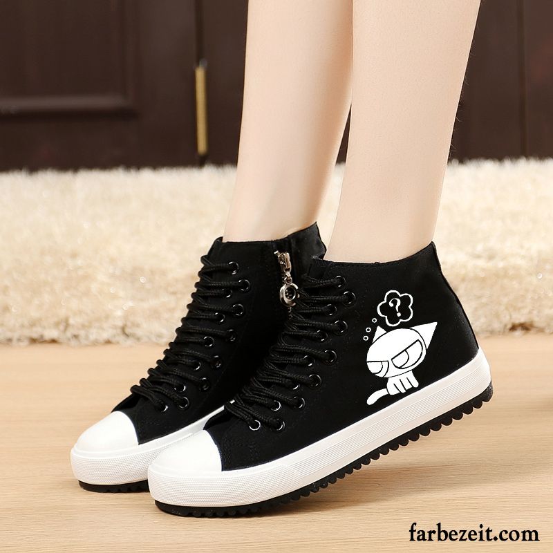 Pinke Turnschuhe Damen Tuch Schuhe Langschaft Feder Schüler Skaterschuhe Allgleiches Weiß Flache Casual Kaufen