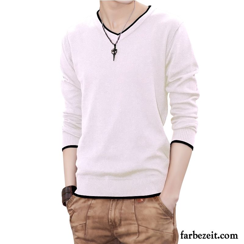 Pullover Herren Kaschmir Winter Trend Pullovers Herbst Verdickung Überzieher Plus Samt Strickwaren