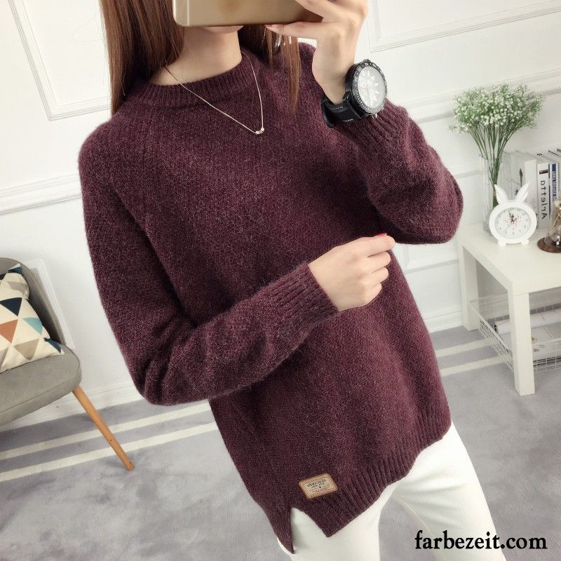 Pullover Sterne Damen Mantel Kurzer Absatz Strickwaren Verdickung Trend Lose Neu Winter Rollkragen Verkaufen