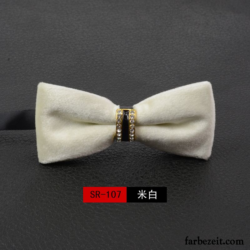 Querbinder Fliege Herren Bowknot Damen Formelle Kleidung Verheiratet Seide Einfarbig Schwarz