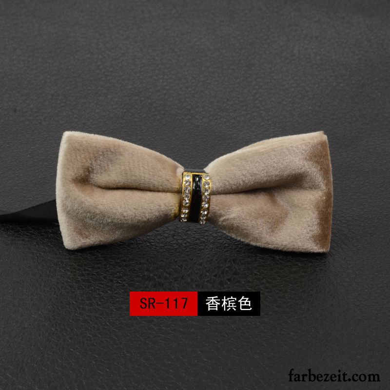 Querbinder Fliege Herren Bowknot Damen Formelle Kleidung Verheiratet Seide Einfarbig Schwarz