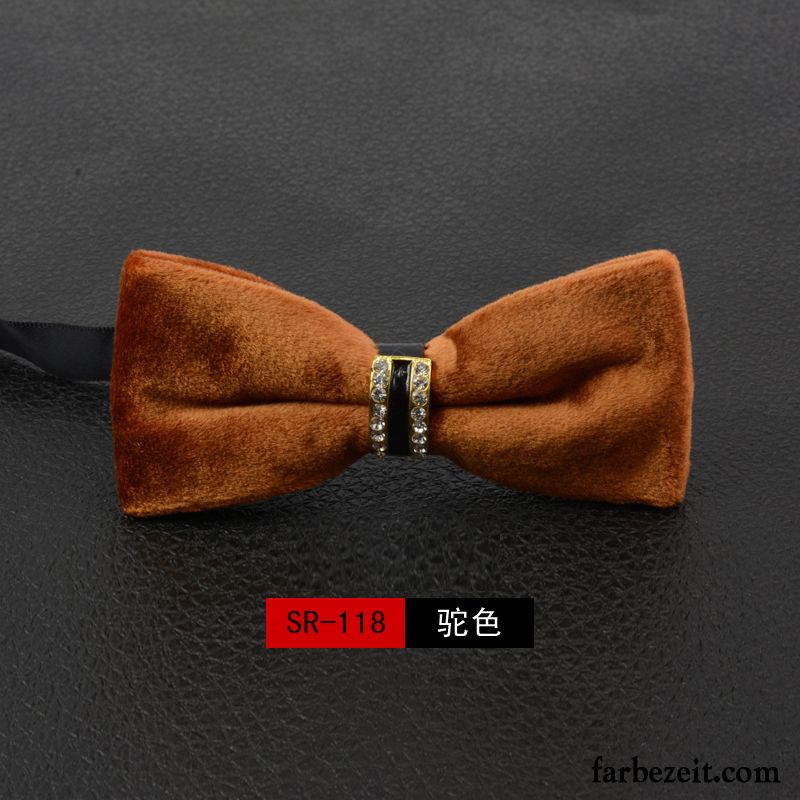 Querbinder Fliege Herren Bowknot Damen Formelle Kleidung Verheiratet Seide Einfarbig Schwarz