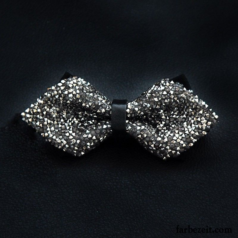 Querbinder Fliege Herren Formelle Kleidung Persönlichkeit Mode Bräutigam Strass Bowknot Gold