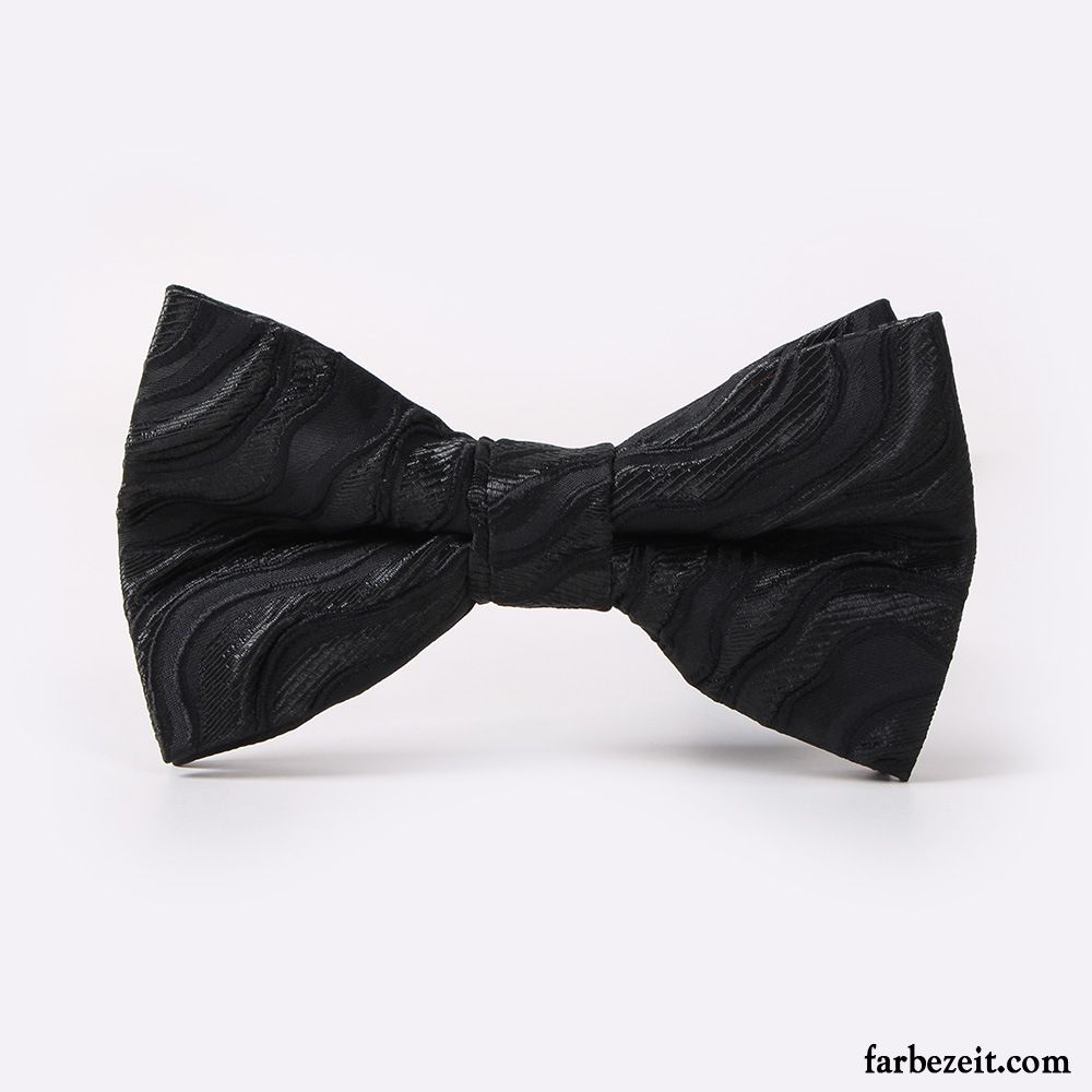 Querbinder Fliege Herren Mode Freizeit Bowknot Verheiratet Leistung Damen Bordeauxrot Schwarz Rot