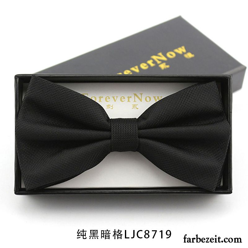 Querbinder Fliege Herren Trauzeugen Bowknot Hemd Anzug England Bräutigam Bordeauxrot Schwarz