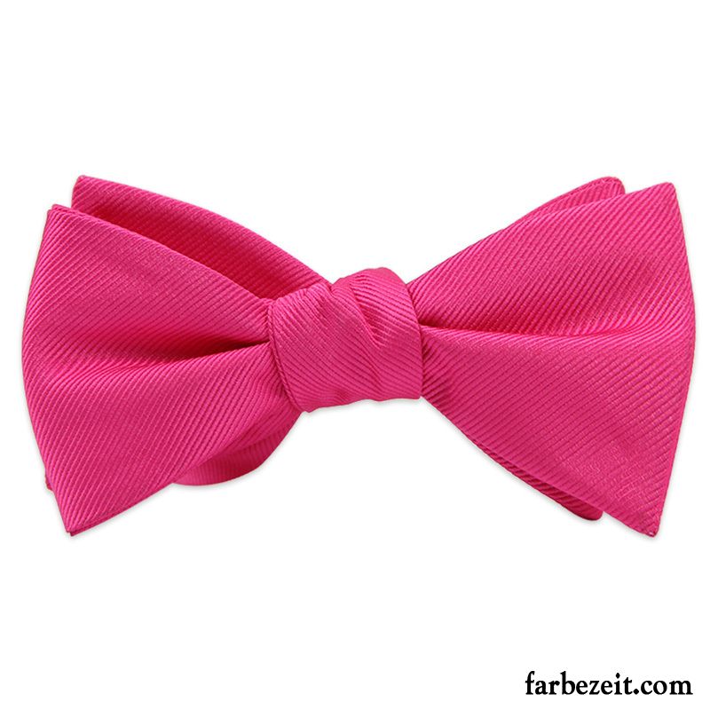 Querbinder Fliege Herren Verheiratet Bowknot Bräutigam England Formelle Kleidung Damen Rosa Schwarz