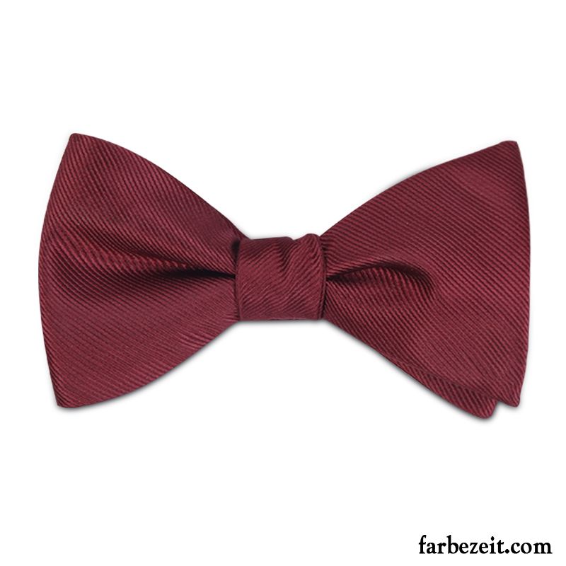 Querbinder Fliege Herren Verheiratet Bowknot Bräutigam England Formelle Kleidung Damen Rosa Schwarz