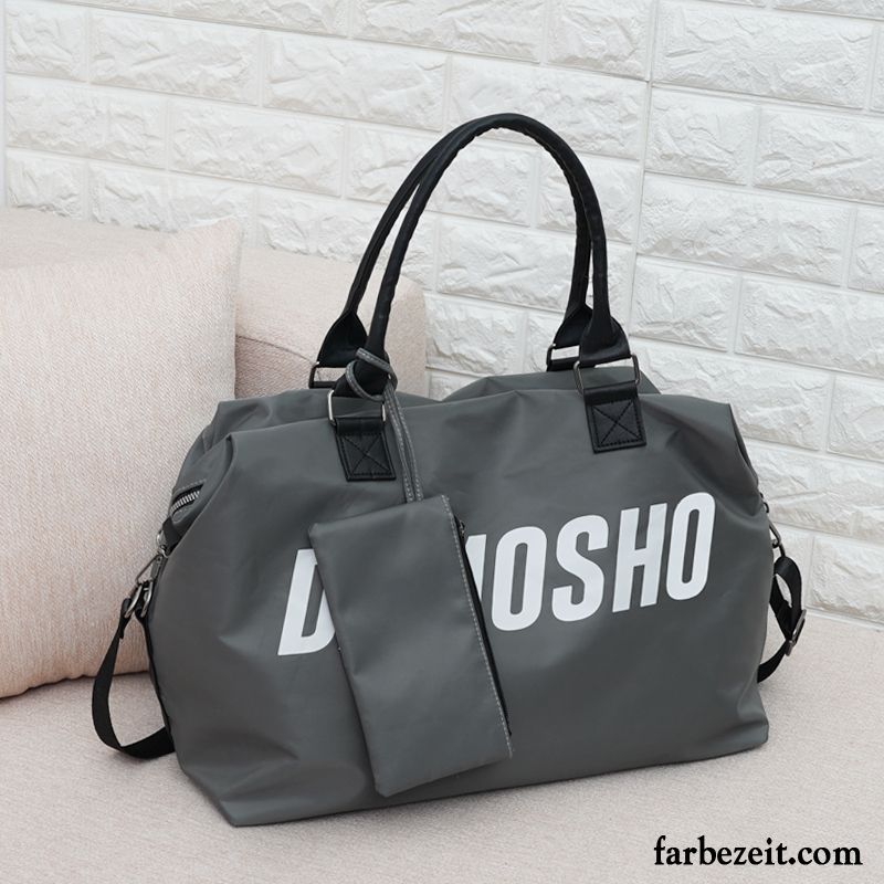 Reisetasche Damen Große Kapazität Fitness Trend Mesh Leichtgewicht Reisen Purpur Lila Rot