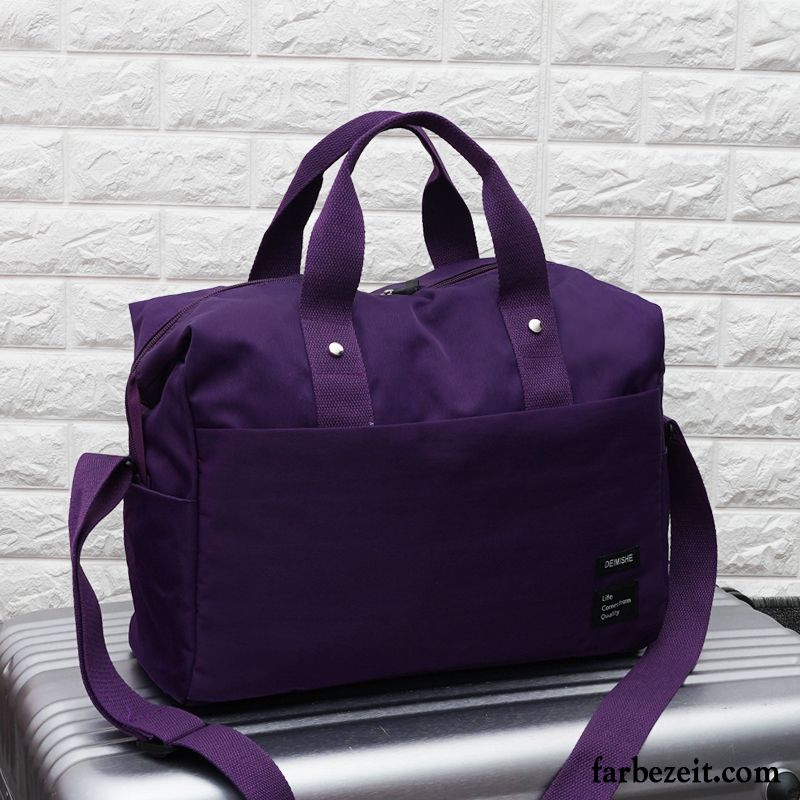 Reisetasche Damen Reisen Gepäcktasche Kurz Einfach Große Kapazität Mini Grün